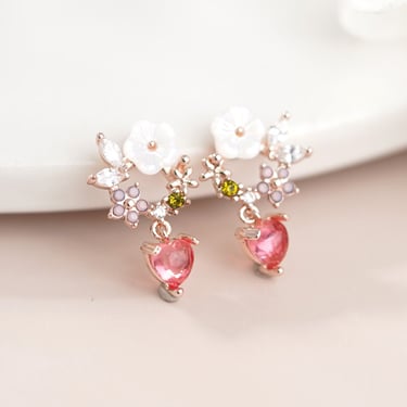 花戀低語-耳針無耳洞黏貼式耳環