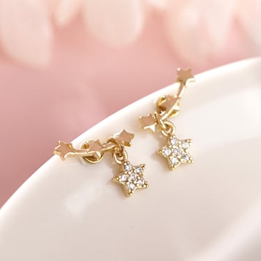 星座之謎-無耳洞黏貼式耳環