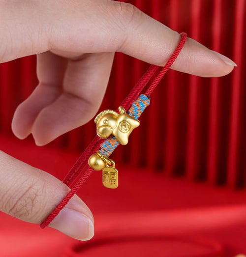 馬年本命年紅繩手鍊1