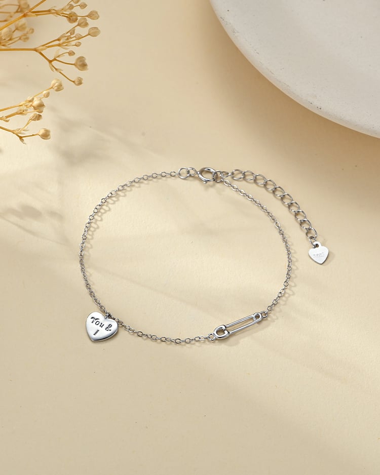 心語銀韻手鍊[純銀] 場景展示