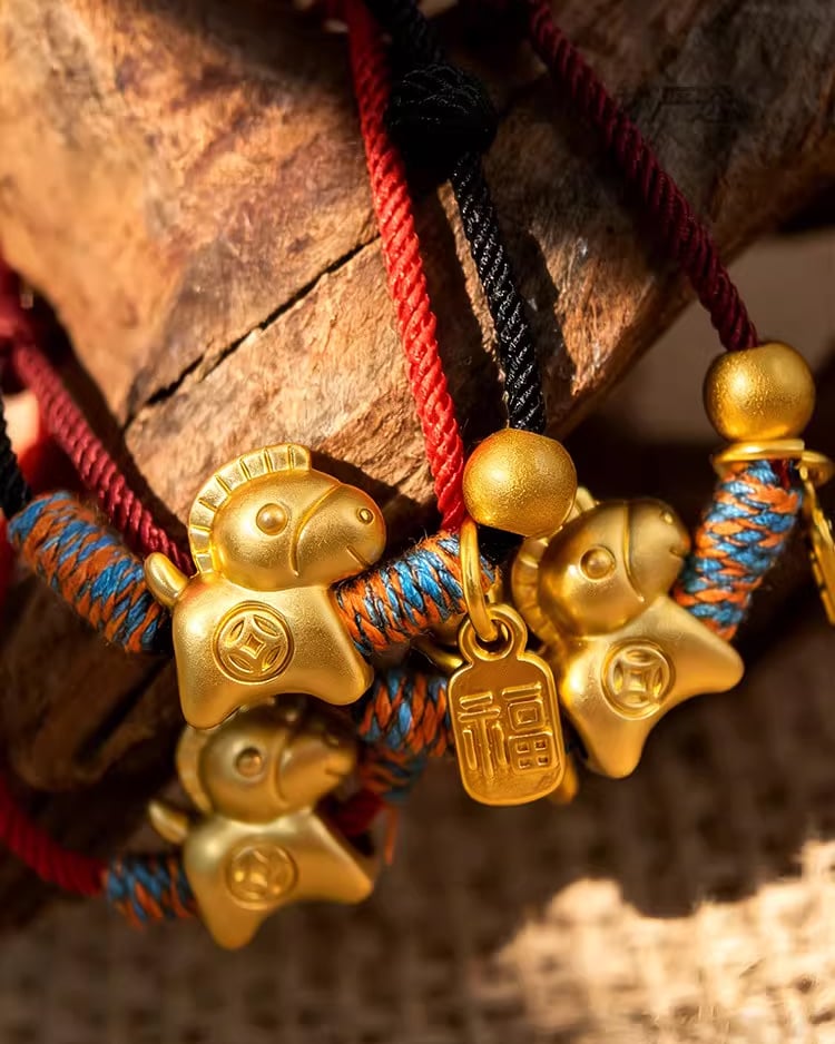 多色編織繩細節展示