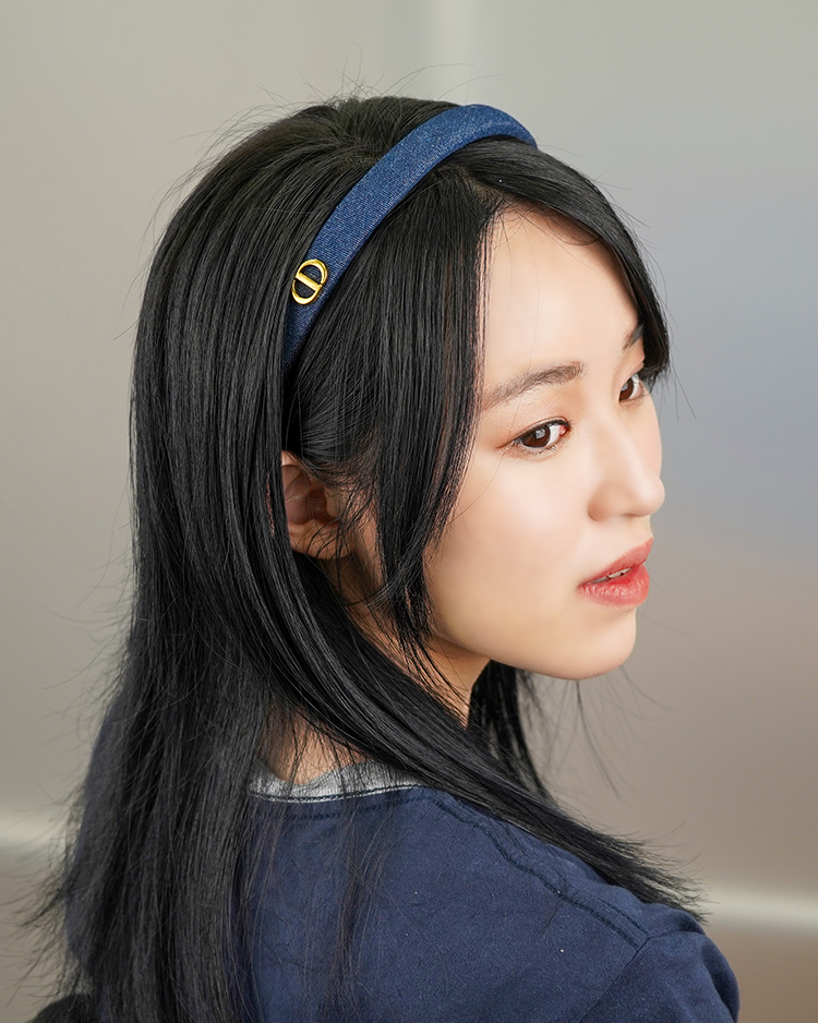 韓式學院風髮箍 模特兒展示