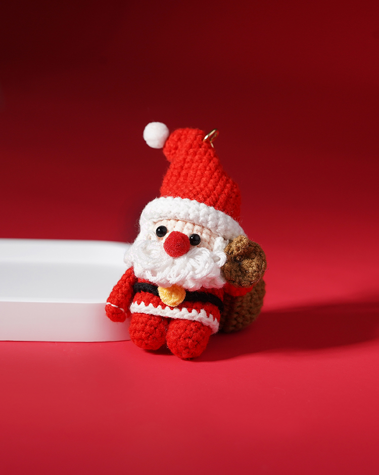 聖誕毛絨絨聖誕老人吊飾 場景展示