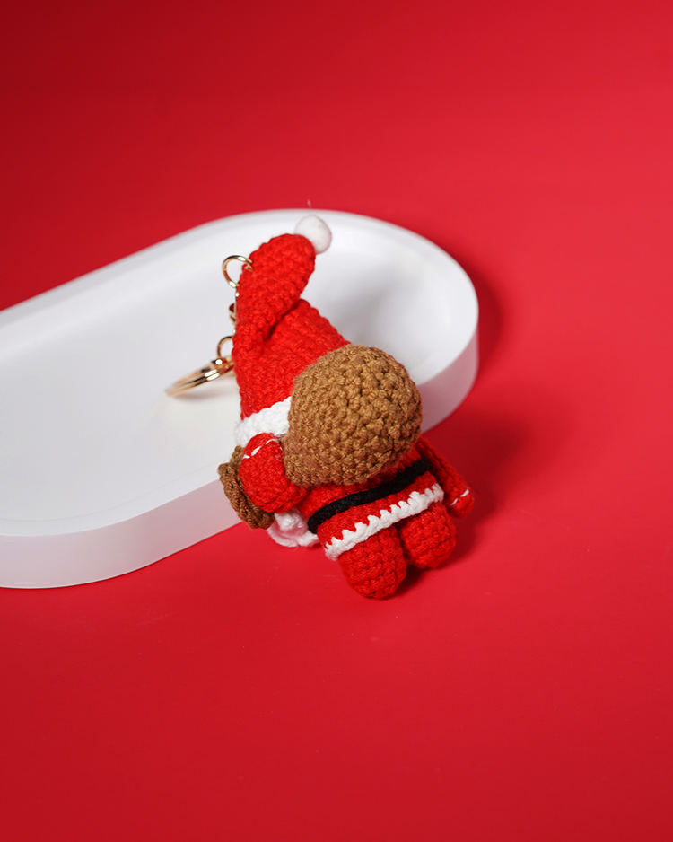 聖誕毛絨絨聖誕老人吊飾 場景展示