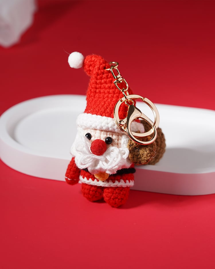 聖誕毛絨絨聖誕老人吊飾 場景展示