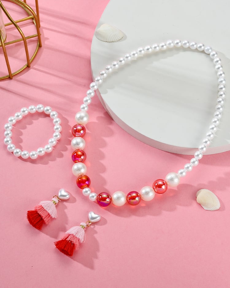 超Q粉彩流蘇飾品盒 (3件組) 場景展示