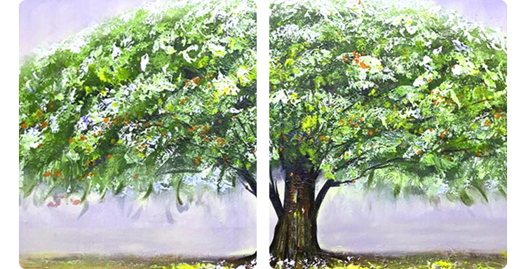 生命樹 | 手繪油畫 場景展示