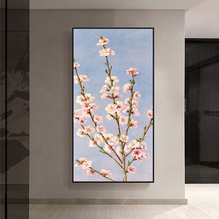 桃花朵朵 | 手繪油畫 場景展示