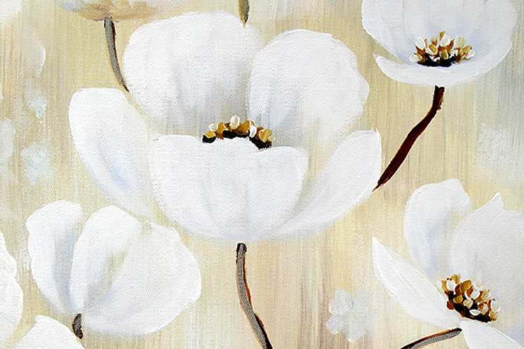 玉蘭花 | 手繪油畫 場景展示