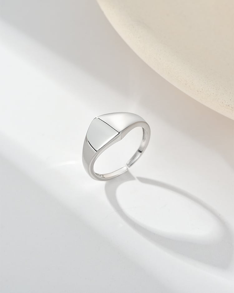 古韻中式風開口戒指[純銀] 場景展示