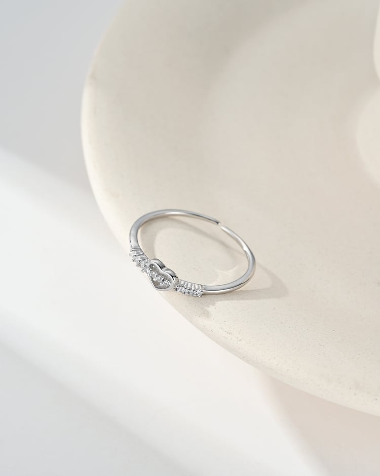 初戀的滋味開口戒指[純銀] 場景展示