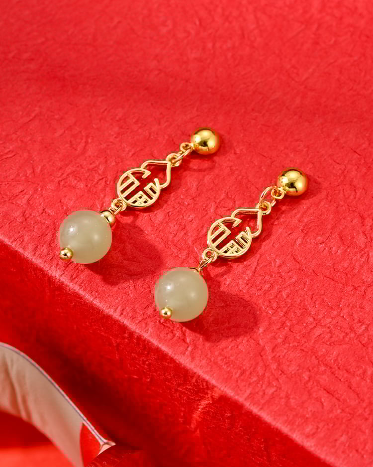 福韻雅緻耳環 耳針/無耳洞黏貼式耳環 場景展示