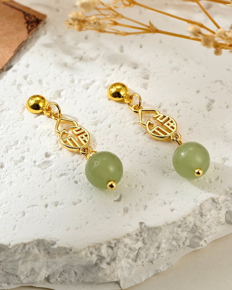 福韻雅緻耳環 耳針/無耳洞黏貼式耳環 場景展示