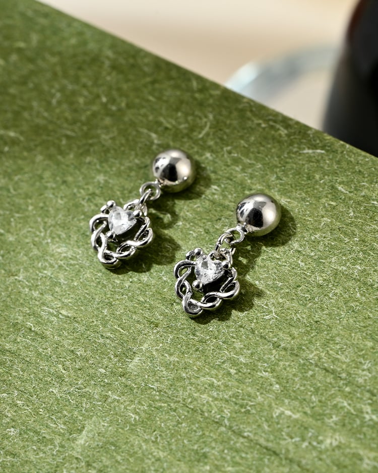 珍珠閃耀編織 耳針/無耳洞黏貼式耳環 場景展示