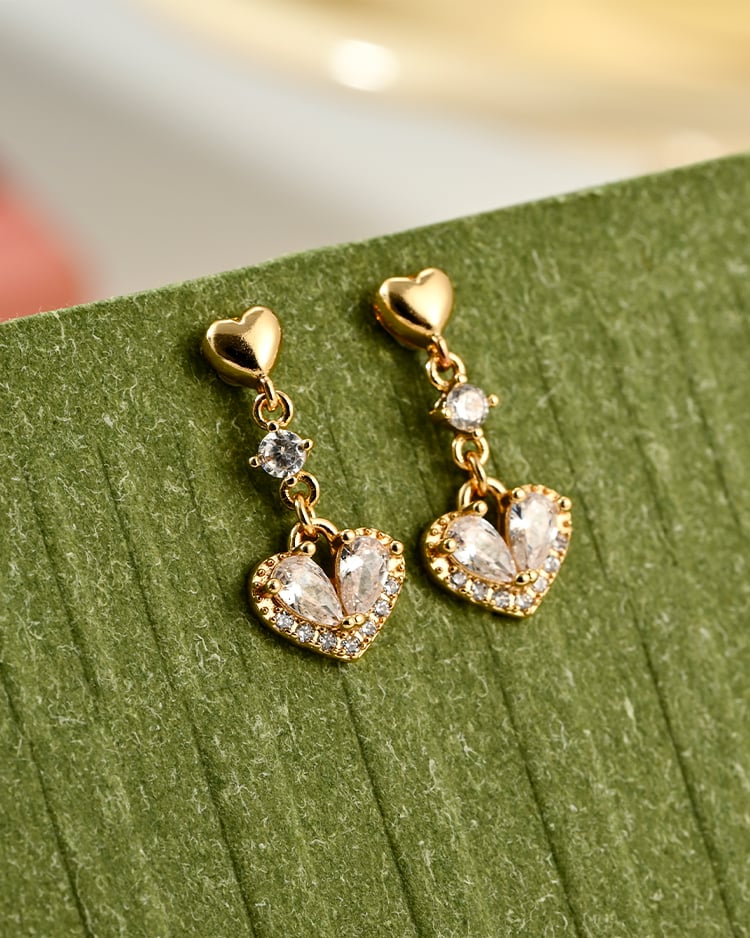 微風銀亮楓葉 耳針/無耳洞黏貼式耳環 場景展示