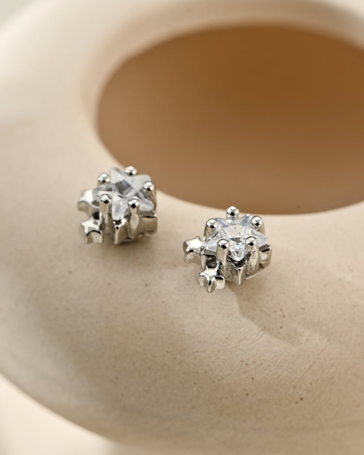 極星燦流光 耳針/無耳洞黏貼式耳環 場景展示