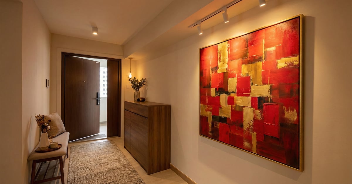 入門見紅玄關風水畫推薦