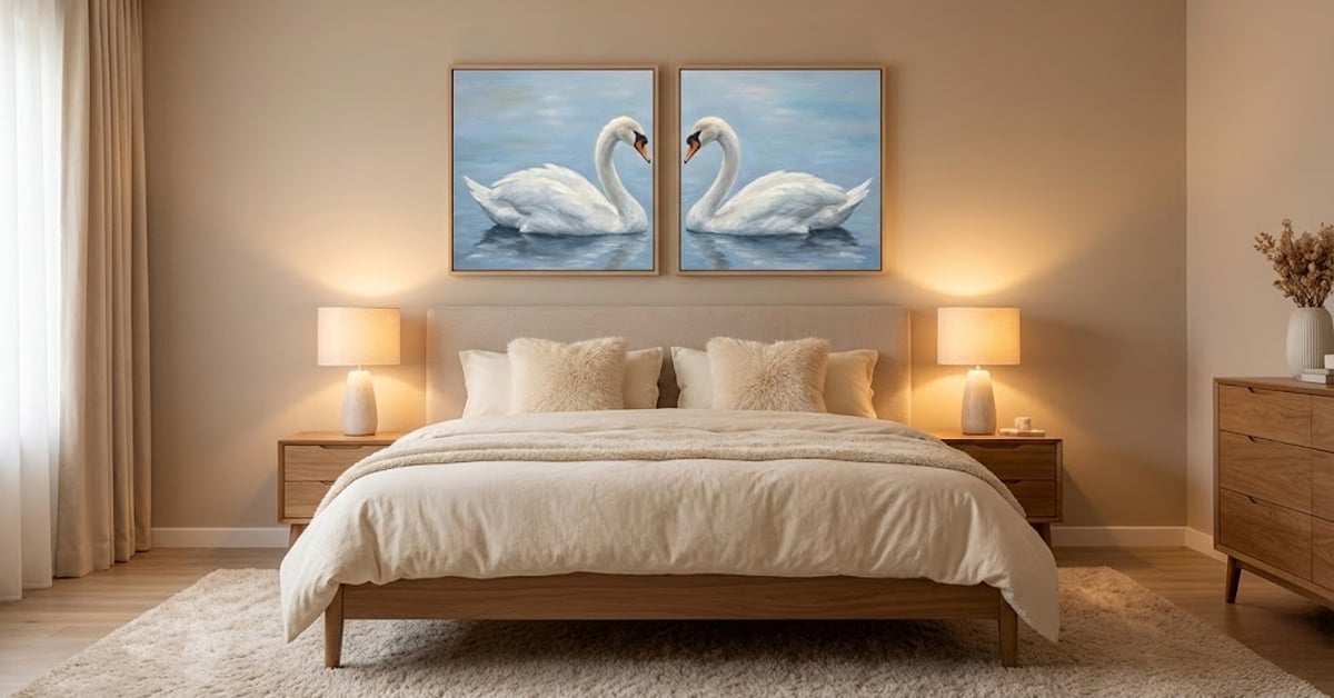 主臥室風水掛畫推薦