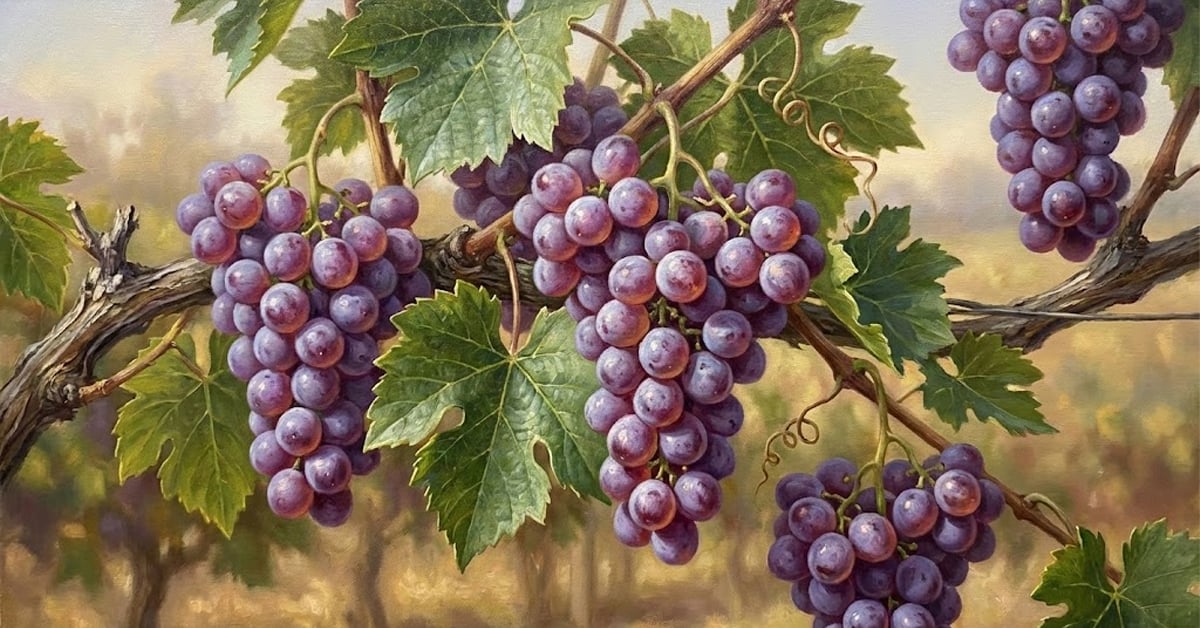 餐廳葡萄風水畫-多子多孫