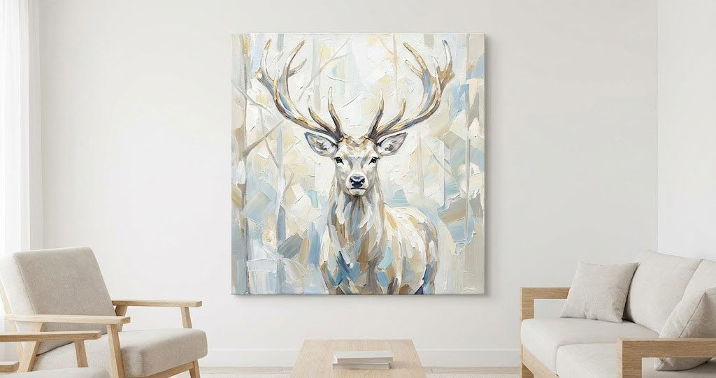 北歐風麋鹿掛畫-入厝禮首選