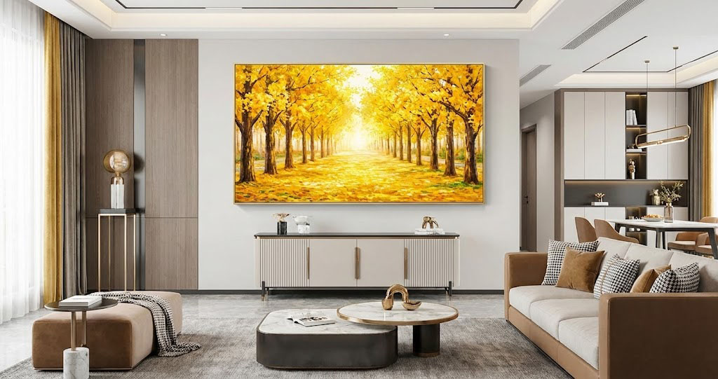 黃金大道招財畫-前程似錦