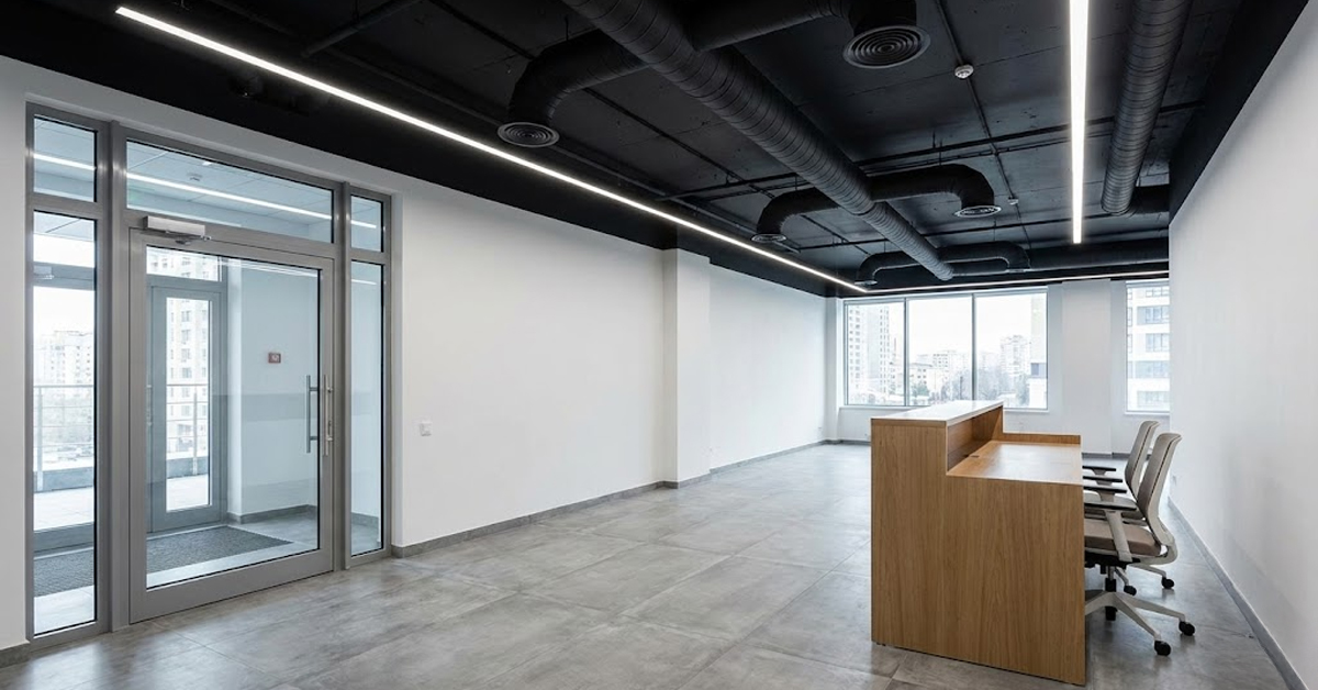 現代簡約風格的辦公室基礎裝修實景圖