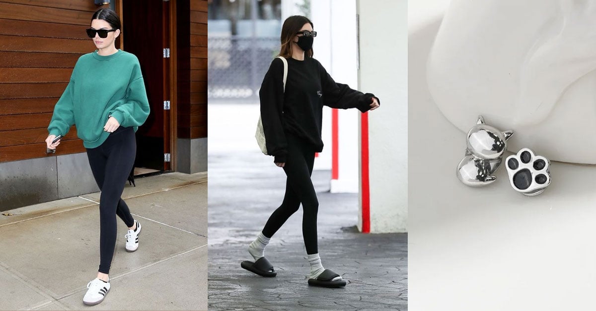 OSMAR 貓咪黏貼式耳環 無耳洞運動風穿搭推薦