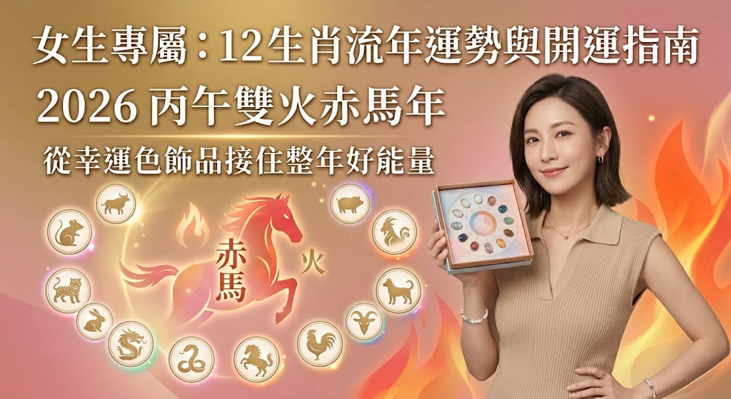 2026 丙午馬年 12 生肖運勢與幸運色穿搭指南