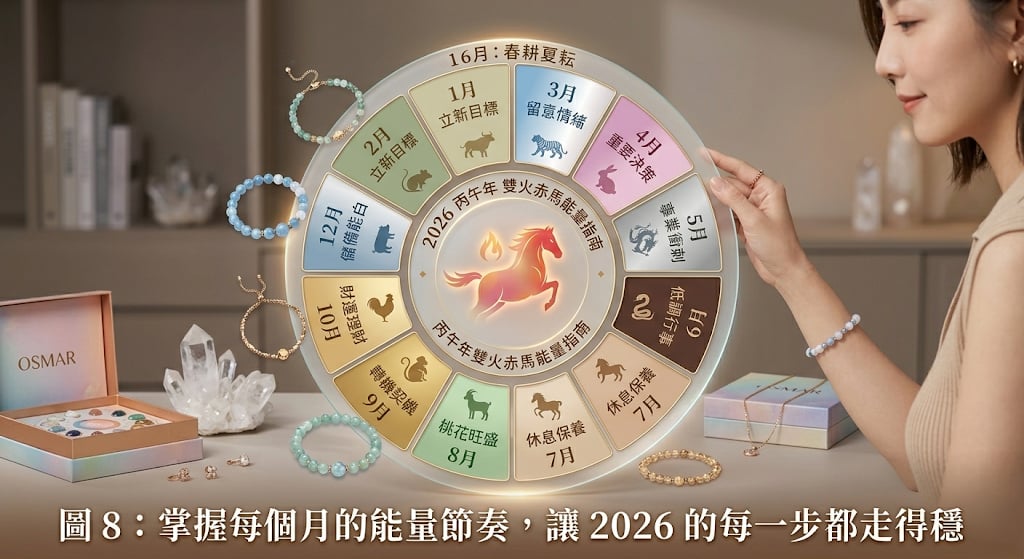 2026 全年月份能量節奏與開運時機提醒