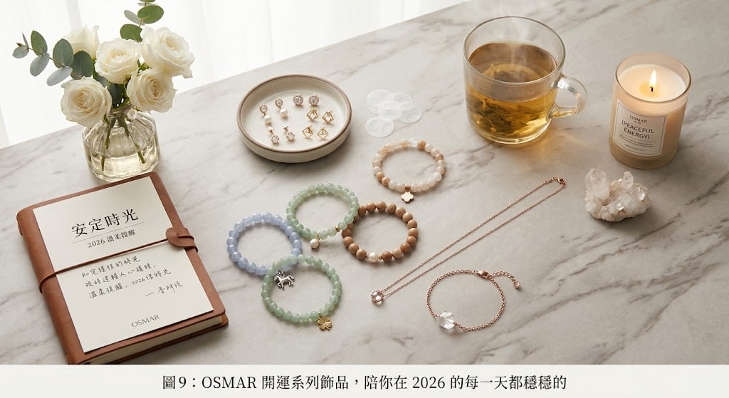 OSMAR 開運系列飾品推薦，2026 隨身開運小物首選