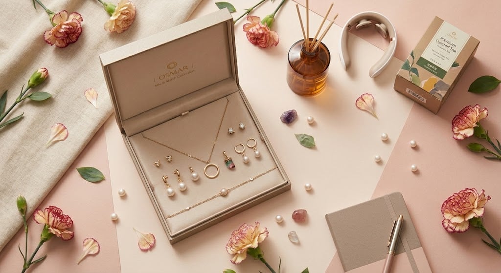 50 歲媽媽母親節禮物，飾品禮盒與生活療癒小物推薦