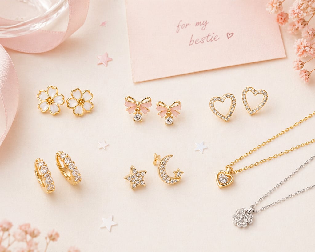 20 歲閨蜜生日禮物推薦，小巧耳環輕珠寶百搭好看