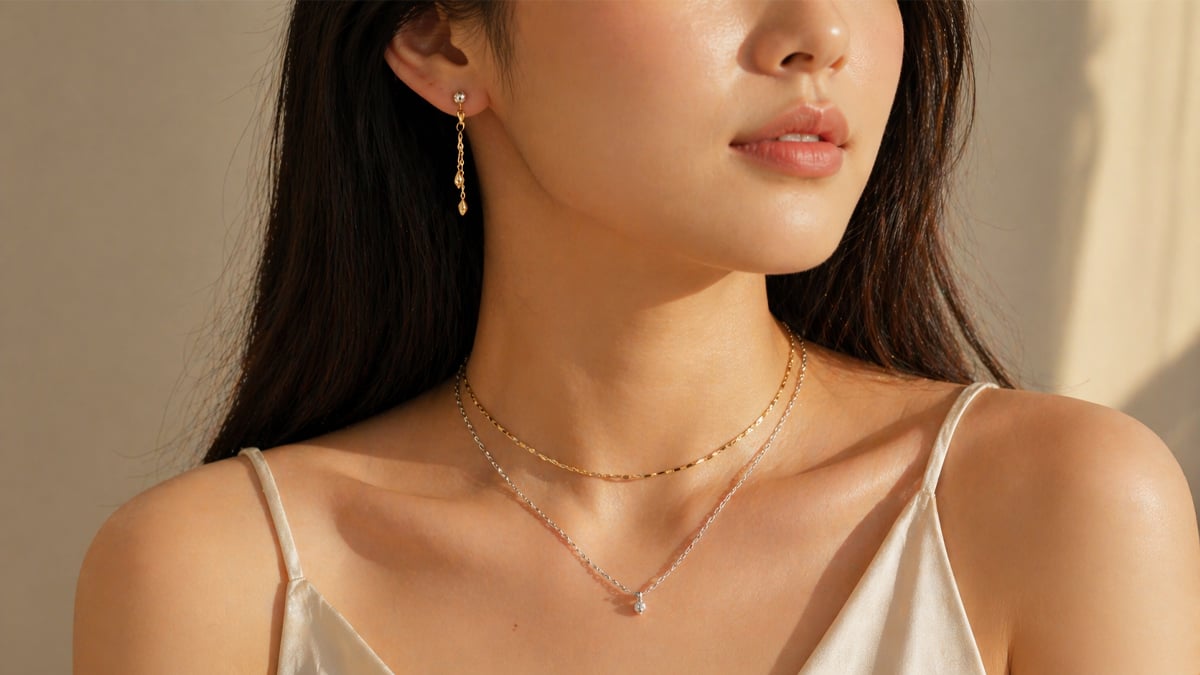 金色銀色飾品混搭技巧 2026 疊戴趨勢