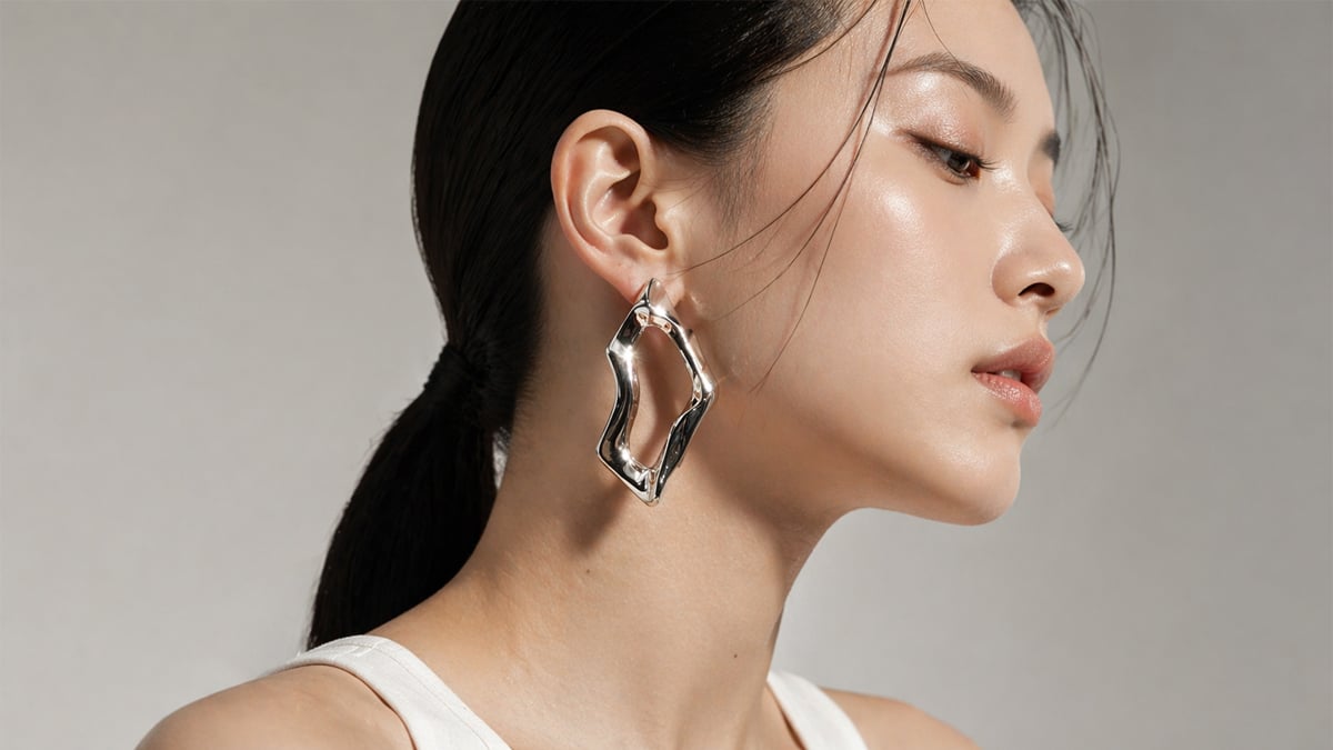 2026 雕塑感耳環趨勢 OSMAR 無耳洞黏貼式選擇