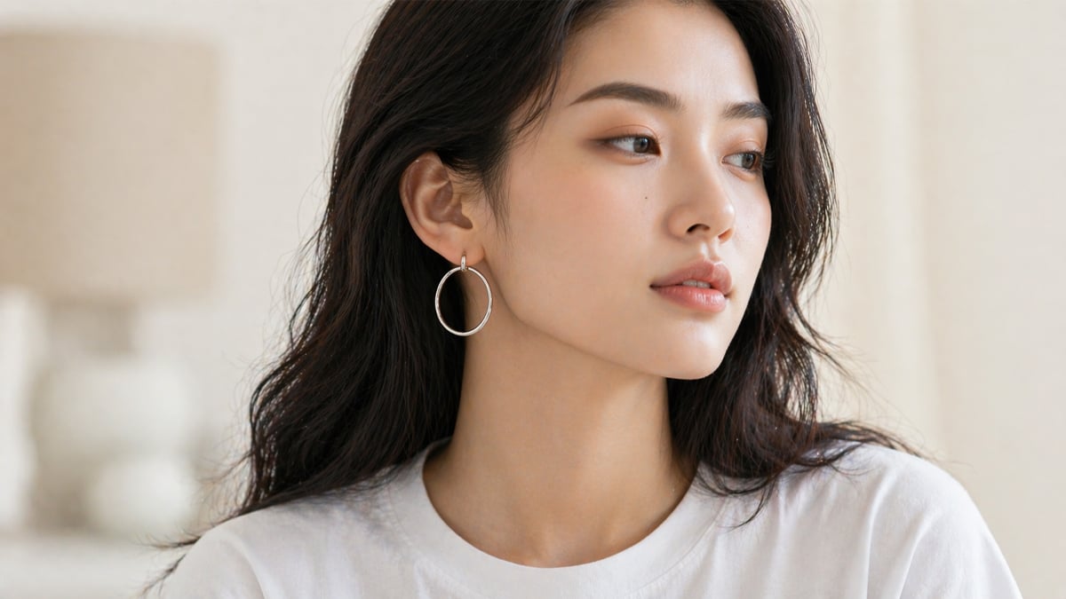 OSMAR 圓形圈圈耳環 方臉柔化下顎推薦款